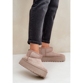 Botas de Nieve Mujer Forradas con Pelo TL242-39, beige 1 Botas de Nieve Mujer Forradas con Pelo TL242-39, beige 1