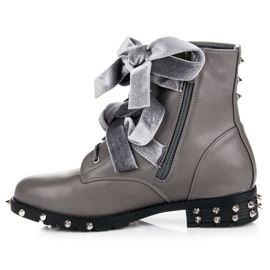 Vices Botas de trabajo con tachuelas gris 3