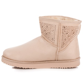 Botas de nieve beige 2