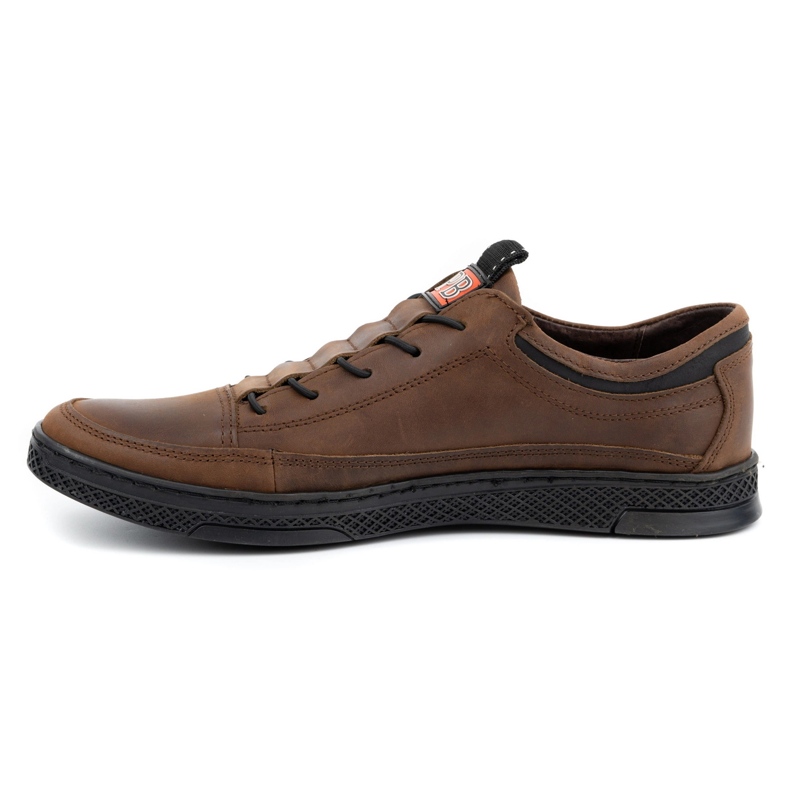 Polbut Zapato casual hombre piel K22 marrón oscuro 2