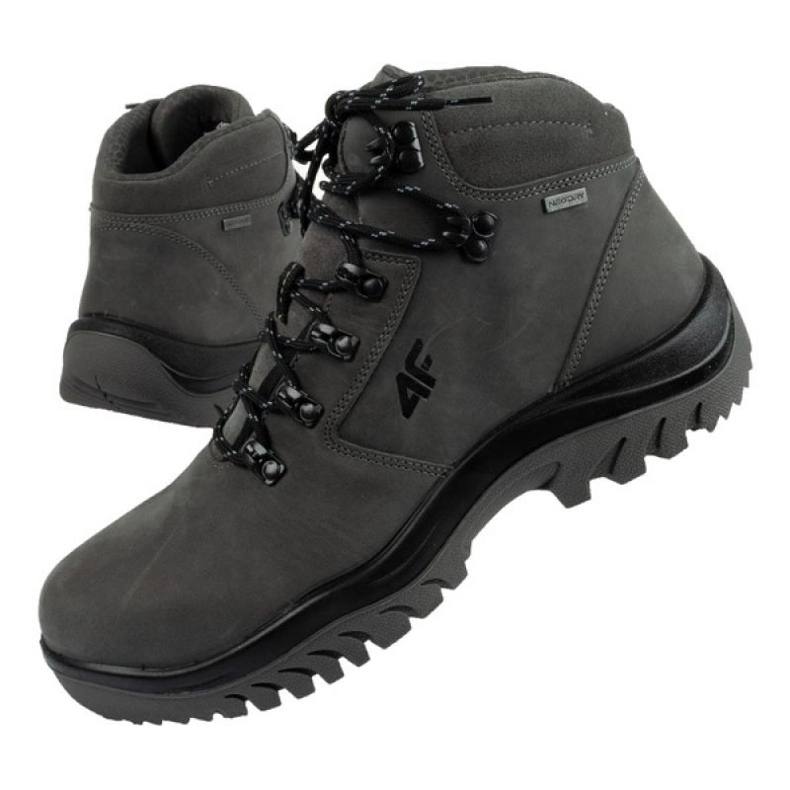 Zapatillas trekking 4F OBMH258 25S gris 1 Zapatillas trekking 4F OBMH258 25S gris 1