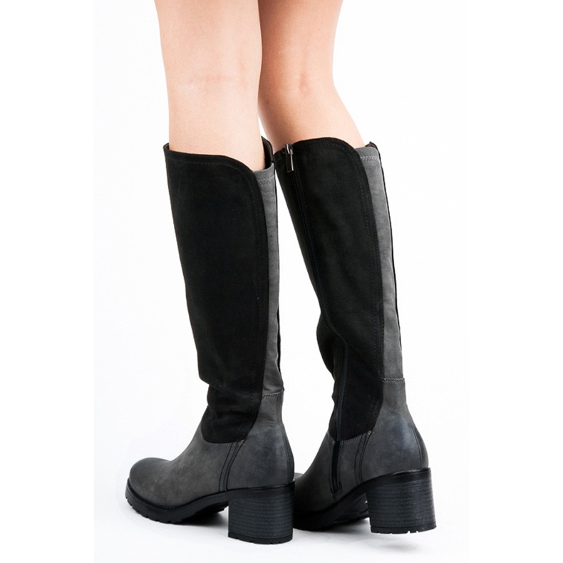 Vinceza Botas clásicas de tacón alto negro 2 Vinceza Botas clásicas de tacón alto negro 2