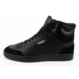 Puma Shuffle Mid zapatos de invierno 387609 01 negro 2