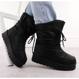 Botas de nieve de mujer con plataforma Big Star OO274884 negro 2 Botas de nieve de mujer con plataforma Big Star OO274884 negro 2