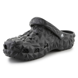Crocs Classic geométrico Clog 209563-001 Flip-flops negro 1