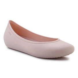 Zapatos Crocs Brooklyn Flat 209384-6UR rosado 2