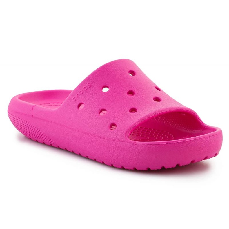 Chanclas Crocs Classic Slide V2 Niños 209422-6UB rosa 2