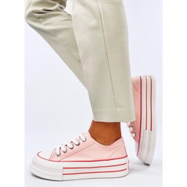 Zapatillas rosas doble suela rosado 3