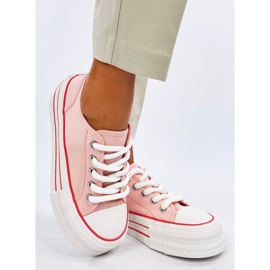 Zapatillas rosas doble suela rosado 2