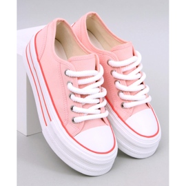 Zapatillas rosas doble suela rosado 5