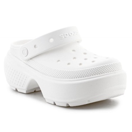 Chanclas Crocs Stomp Clog 209347-0WV blanco 2 Chanclas Crocs Stomp Clog 209347-0WV blanco 2