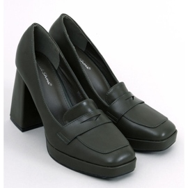 Zapatos de tacón para mujer, verdes. 1