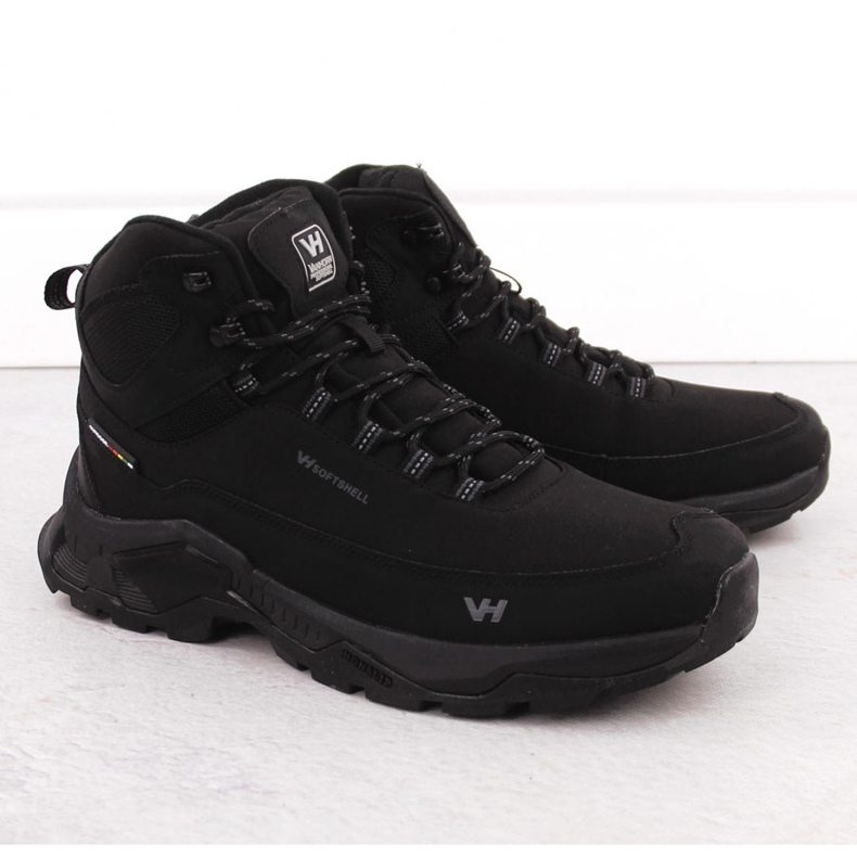 Zapatos de trekking impermeables para hombre, negro, Vanhorn 99302 1