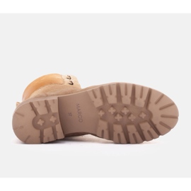 Marco Shoes Botas de Mujer Aisladas con Lana beige 3