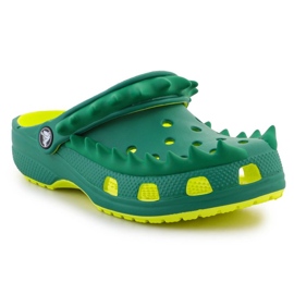 Chanclas Crocs Classic Spikes Clog T 210010-76U verde 2