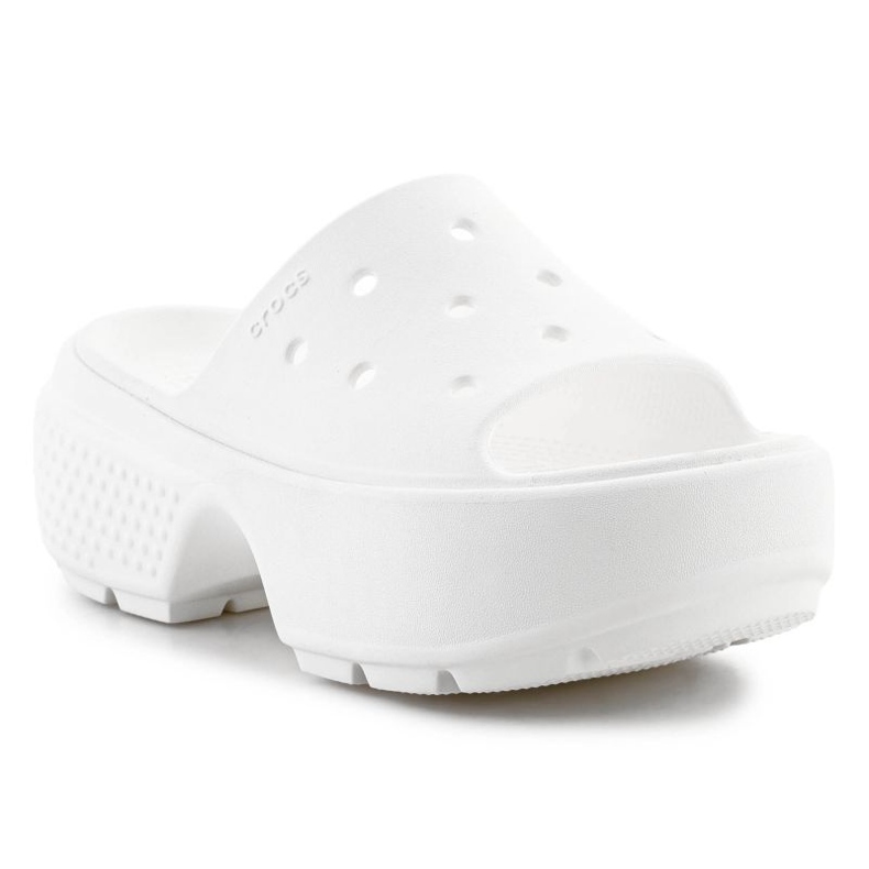 Chanclas Crocs Stomp Slide 209346-0WV blanco 2