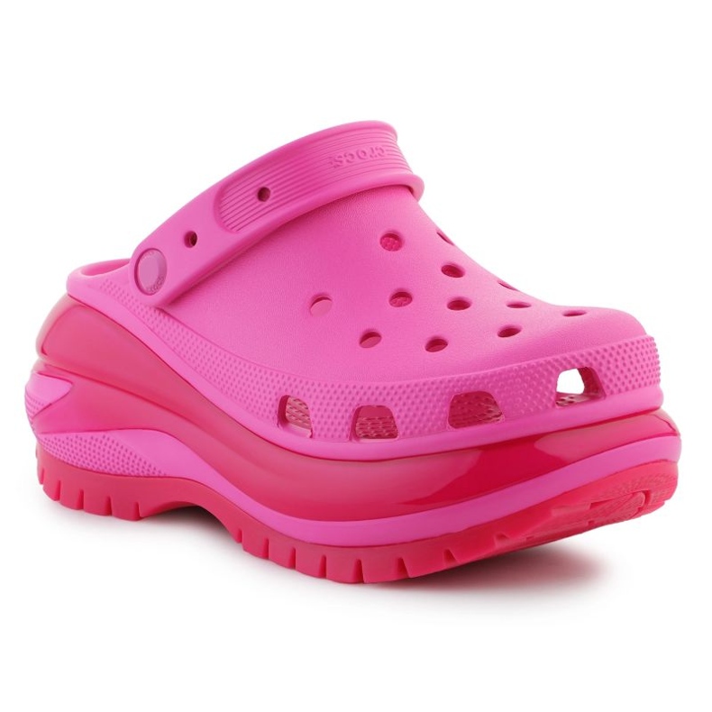 Chanclas Crocs Mega Crush Clog 207988-6UB rosado 2 Chanclas Crocs Mega Crush Clog 207988-6UB rosado 2