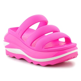 Chanclas Crocs Mega Crush Triple Correa 209842-6TW rosado 2