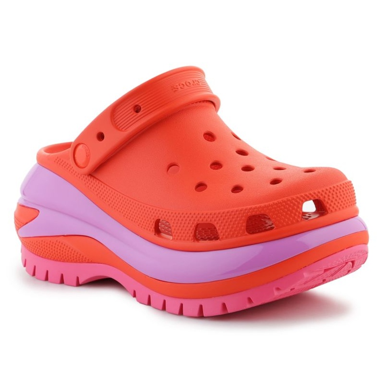 Chanclas Crocs Mega Crush Clog 207988-84J naranja 2 Chanclas Crocs Mega Crush Clog 207988-84J naranja 2