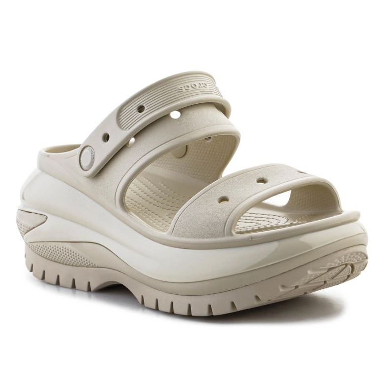 Chanclas Crocs Mega Crush Sandal 207989-2Y2 beige 2