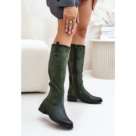 Step in style Botas Modelo Ivasira ASA198-22 Verde - Paso con estilo 1