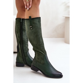 Step in style Botas Modelo Ivasira ASA198-22 Verde - Paso con estilo 3