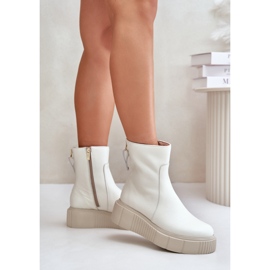 Zazoo Botas Plataforma Mujer 60369 beige 2