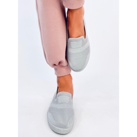 Zapatillas tipo calcetín para mujer, gris 1