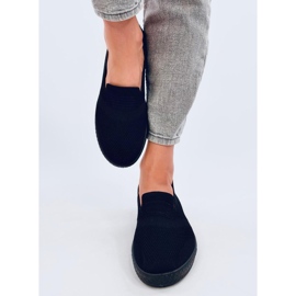 Zapatillas tipo calcetín para mujer, color negro. 1 Zapatillas tipo calcetín para mujer, color negro. 1