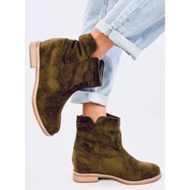 Botas aislantes con cuña oculta, tonos verdes 4