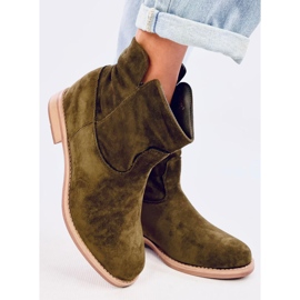 Botas aislantes con cuña oculta, tonos verdes 3