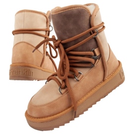D.Franklin Botas de nieve aislantes para mujer DFSH370013-SAND, beige 1