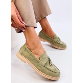 Seastar Mocasines mujer ante verde 1