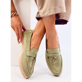Seastar Mocasines mujer ante verde 2