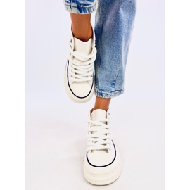 Zapatillas mujer plataforma blancas blanco 3