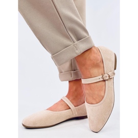 Bailarinas estilo Mercedita Beige 2