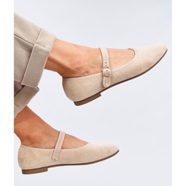 Bailarinas estilo Mercedita Beige 3