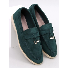 Seastar Mocasines de ante verde suave 5