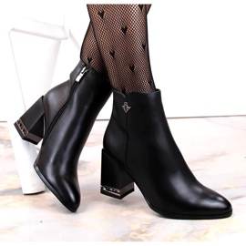 Botas aisladas negras de mujeres con Filippo DBT4842/23 BK negro 3