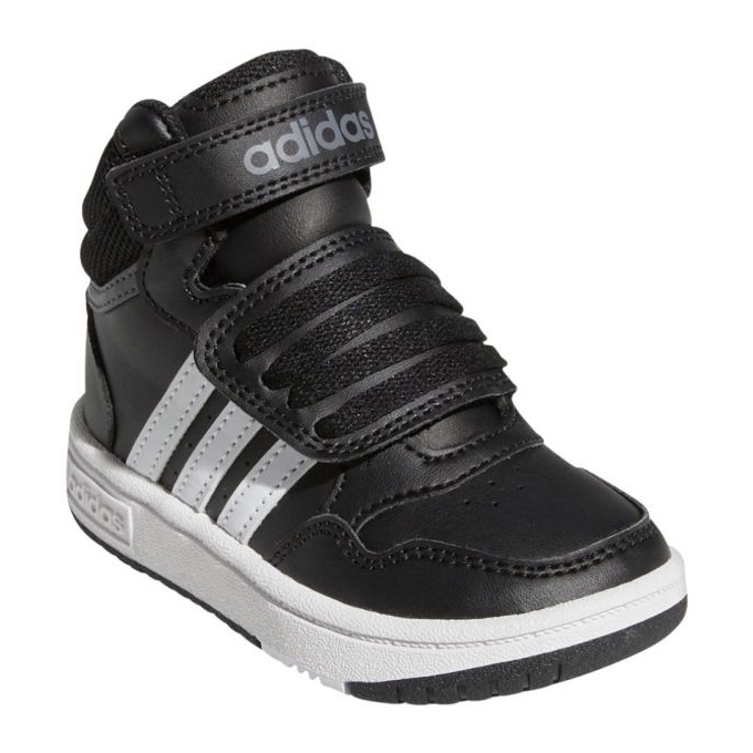 Zapatillas deportivas Adidas Hoops Mid con velcro GW0408 negras negro 1 Zapatillas deportivas Adidas Hoops Mid con velcro GW0408 negras negro 1