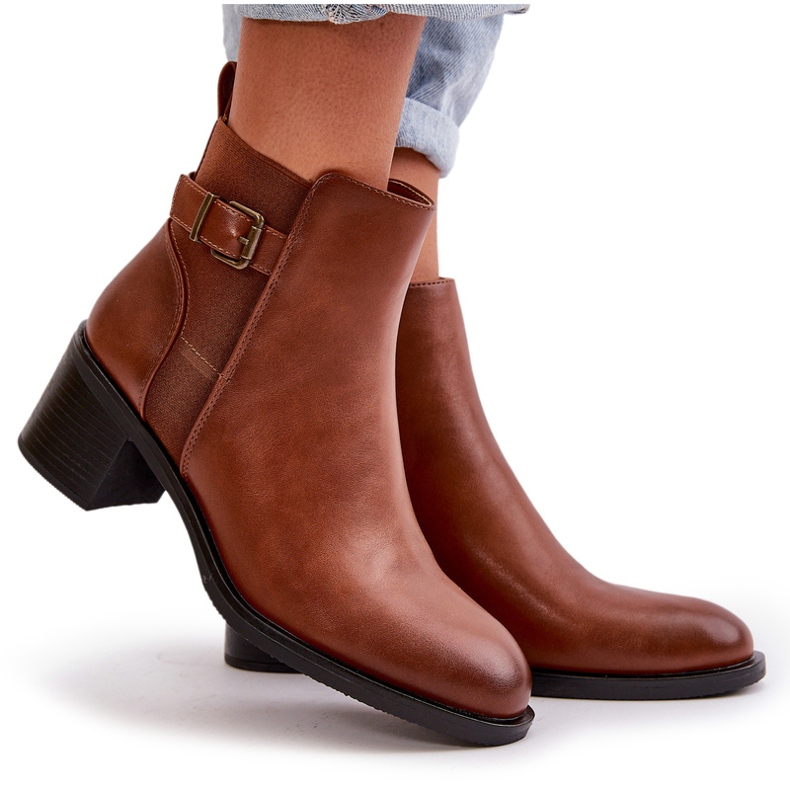 Seastar Botas aisladas para mujeres con pinza de camello marrón 4
