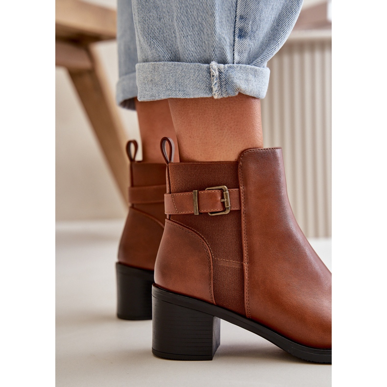 Seastar Botas aisladas para mujeres con pinza de camello marrón 2 Seastar Botas aisladas para mujeres con pinza de camello marrón 2
