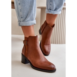 Seastar Botas aisladas para mujeres con pinza de camello marrón 1