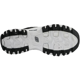 Zapatos Skechers D'Lites Biggest Fan 11930-BKW negro 4