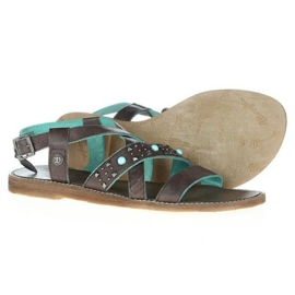 Sandalias Wrangler Lola Mujer WL141650-30 marrón 6