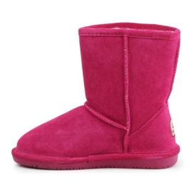 Botas de invierno BearPaw 608Y Pom Berry rosado 10