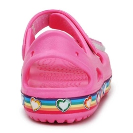 Sandalia Crocs Fun Lab Arco Iris 206795-669 rosado 5