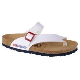 Chanclas Geographical Norway Sandalias Infradito Donna GNW20415-34 blanco 4