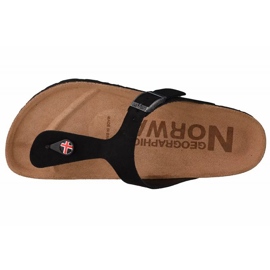 Chanclas Geographical Norway Sandalias Esclavas Bios W GNW20408-01 negro 3