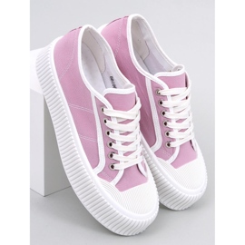 Zapatillas mujer plataforma moradas violeta 2
